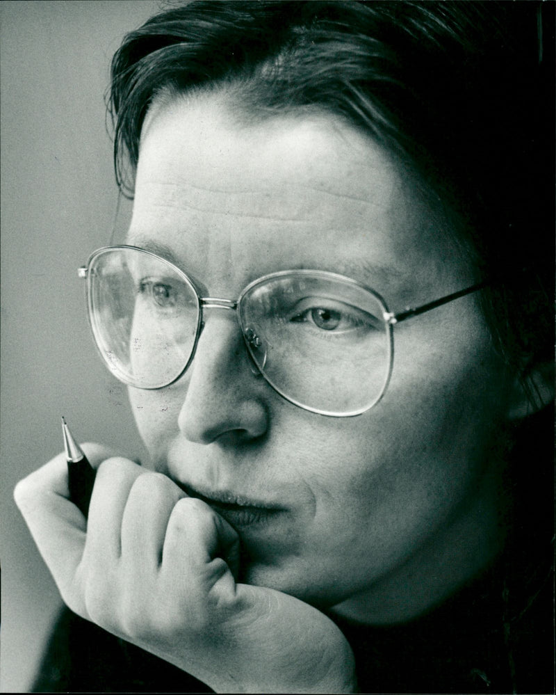 Susanne Sörensen, poet - Vintage Photograph