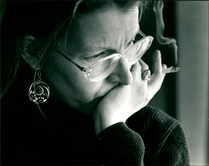 Susanne Sörensen, poet - Vintage Photograph