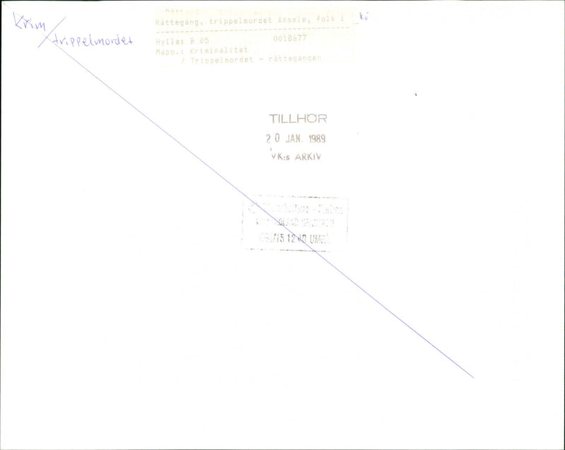 1989 TRIPLE WHEEL SHELF ARCHIVE MURDER PEOPLE MAPO HIT AMSELE STEERING RIPPLE - Vintage Photograph