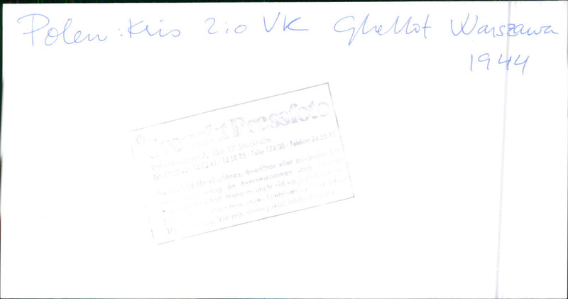 Warsaw ghetto - Vintage Photograph