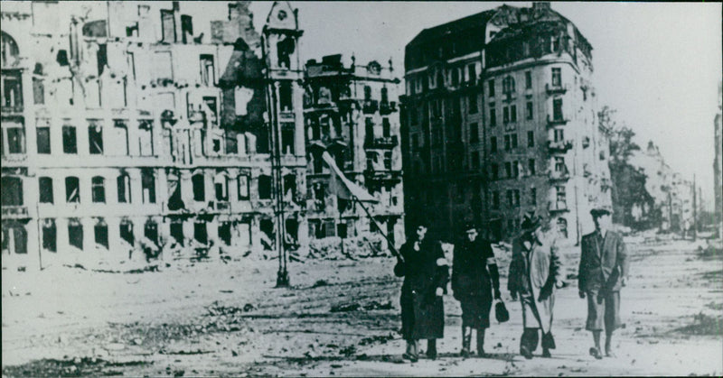 Warsaw ghetto - Vintage Photograph