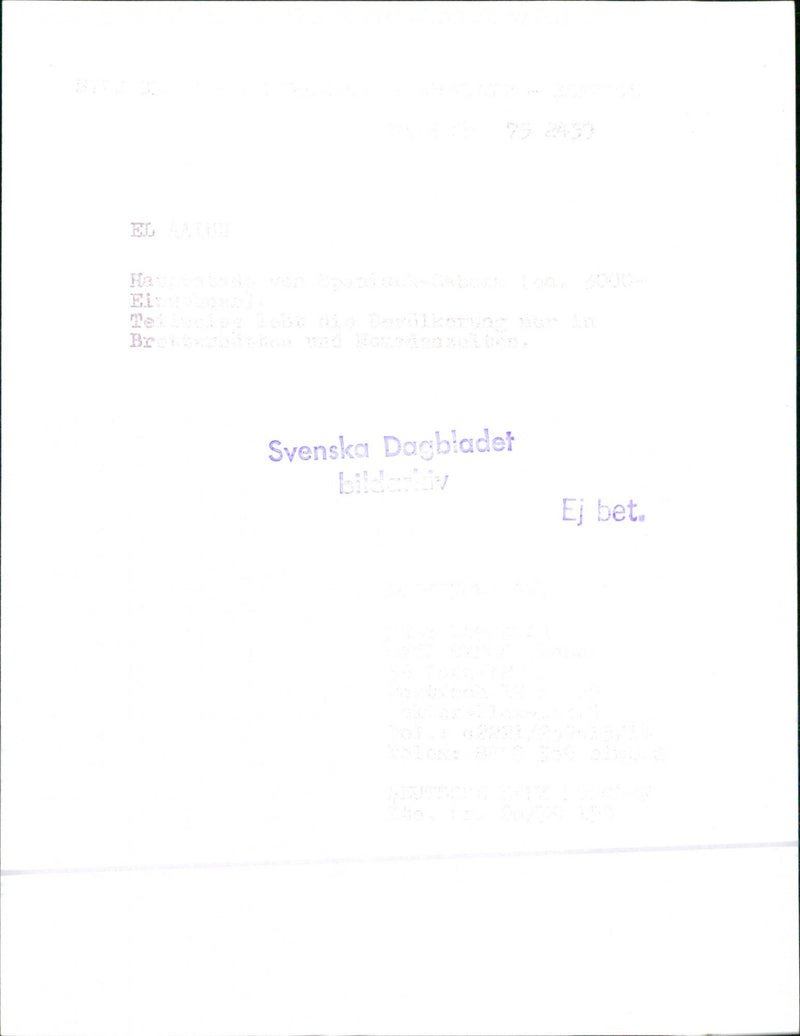 En vy av tält från Västsaharas huvudstad al-Ayun - Vintage Photograph