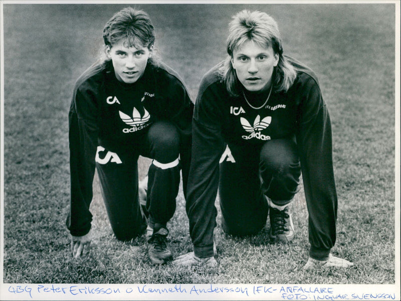 Peter Eriksson & Kenneth Andersson - Vintage Photograph