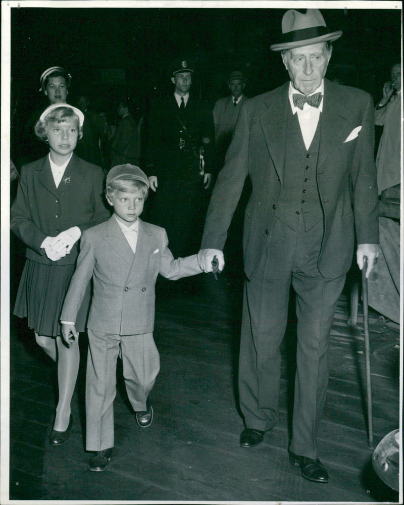 Crown Prince Carl Gustaf and Princess Christina. - Vintage Photograph