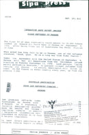 En välkomstskylt i Panama för kubanska flyktingars ankomst - Vintage Photograph