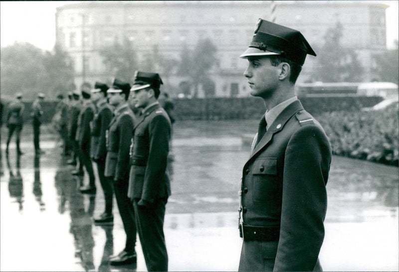 Polsk militär radar upp sig - Vintage Photograph