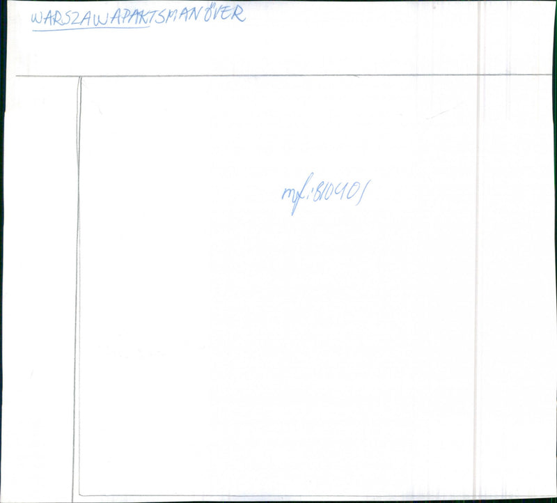 Bridge trolley used in the Warsaw Pact's military maneuver "Soyuz-81" - Vintage Photograph