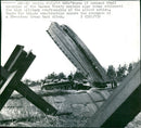 Bridge trolley used in the Warsaw Pact's military maneuver "Soyuz-81" - Vintage Photograph