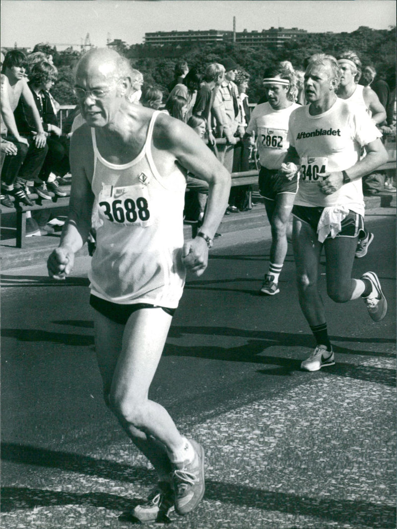 Stockholm Marathon 1981 - Vintage Photograph