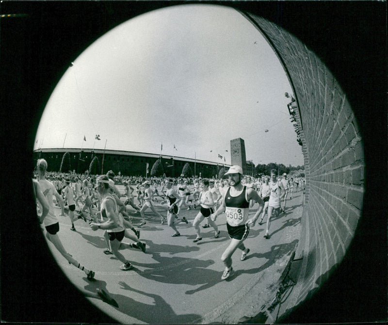 Stockholm Marathon 1982 - Vintage Photograph