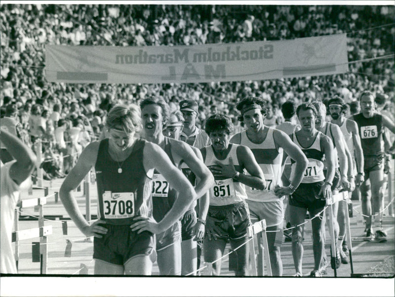 Stockholm Marathon 1981 - Vintage Photograph