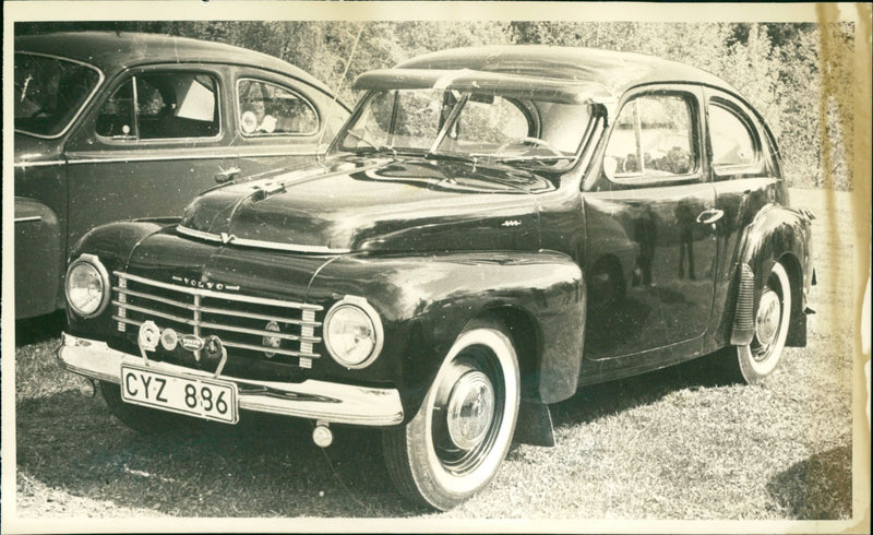 Volvo PV, PV-träff i Strömbäck, Umeå - Vintage Photograph