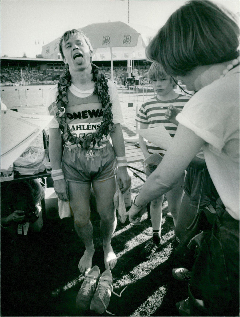 Stockholm Marathon 1985 - Vintage Photograph