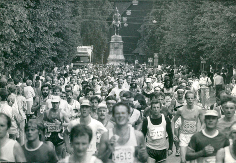 Stockholm Marathon 1984 - Vintage Photograph