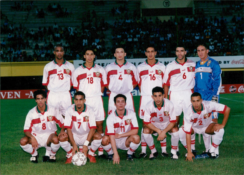 Morocco National Soccer Team - Vintage Photograph