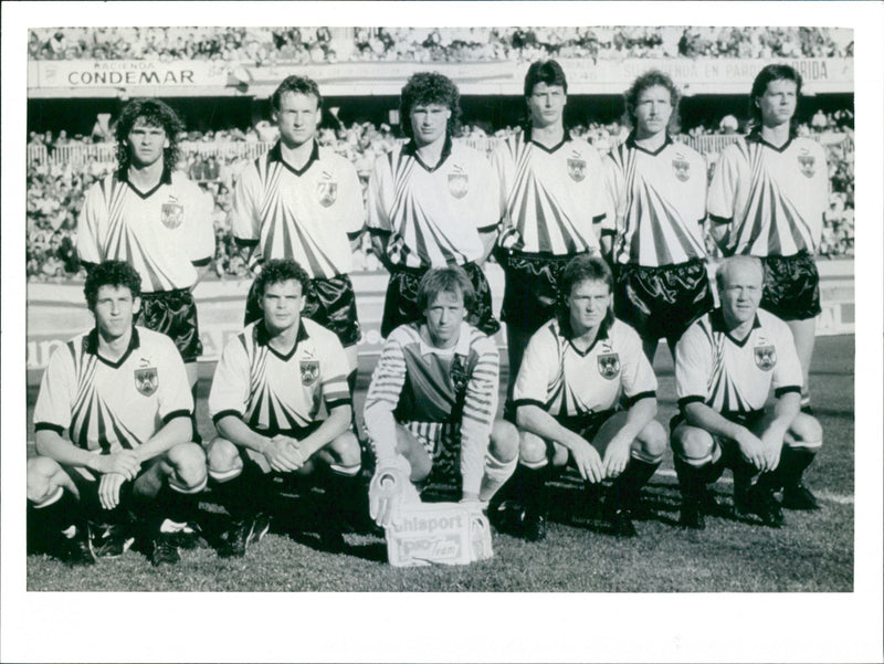 Austria National Soccer Team - Vintage Photograph