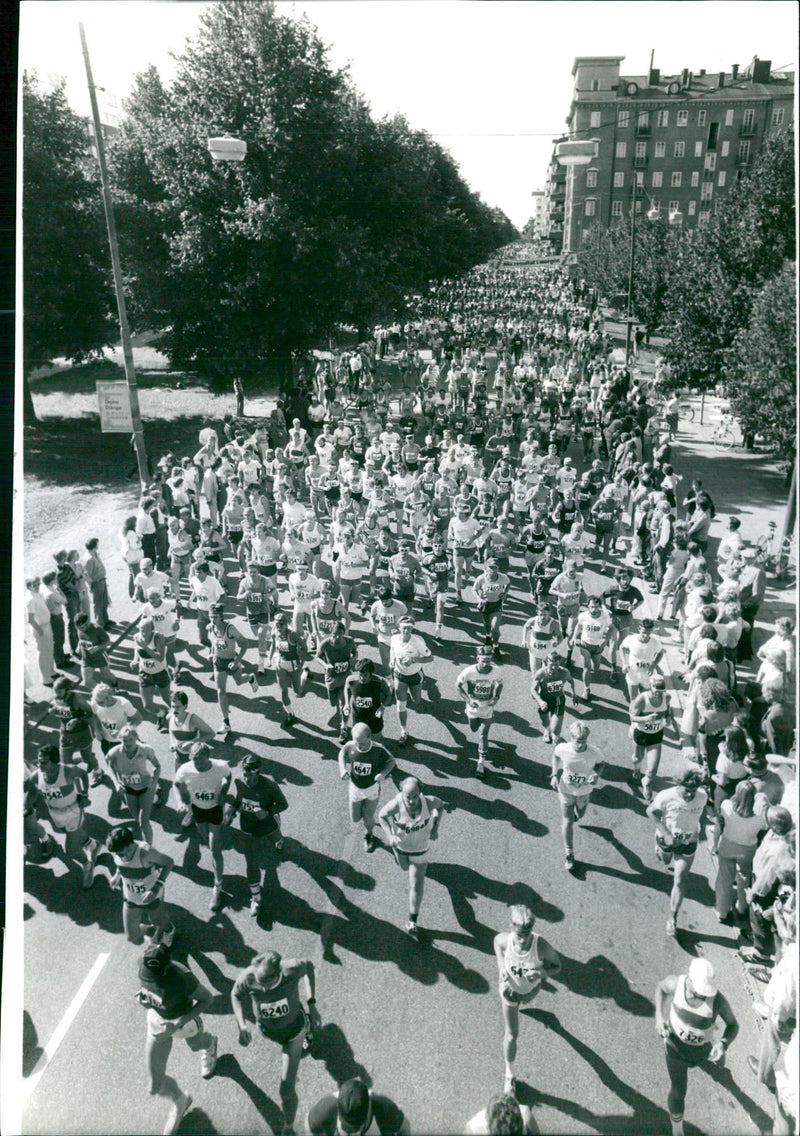 Stockholm Marathon 1981 - Vintage Photograph