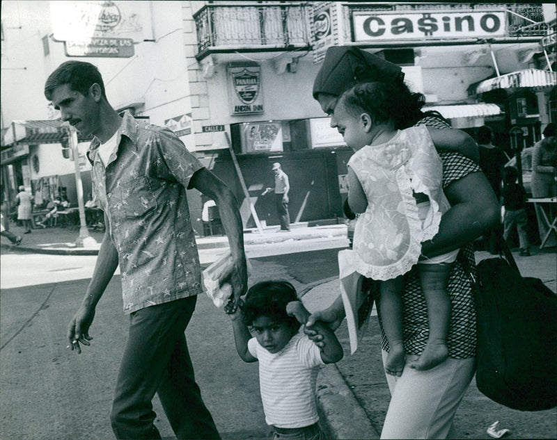 A native of Panama and her American husband - Vintage Photograph