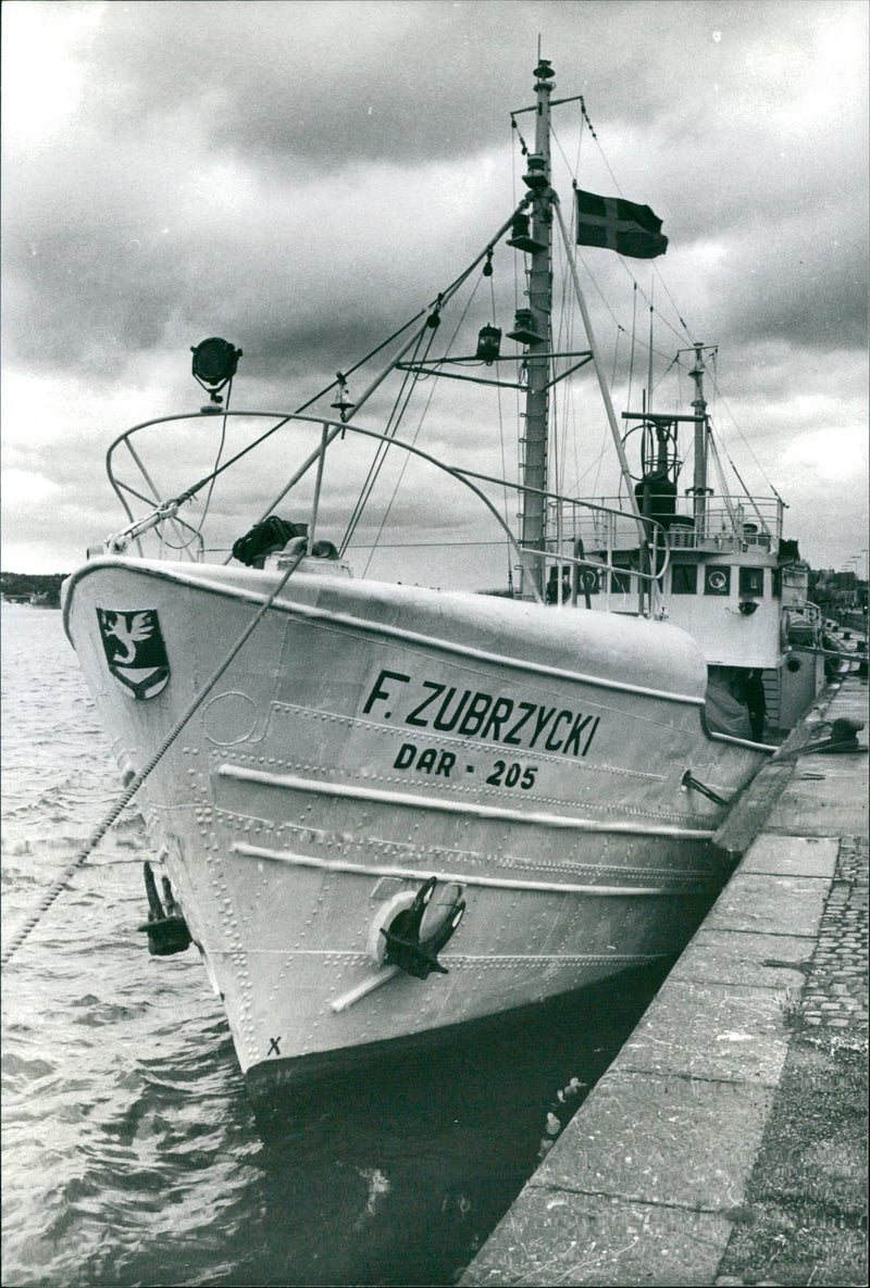 A Polish trawler at Stadsgården - Vintage Photograph