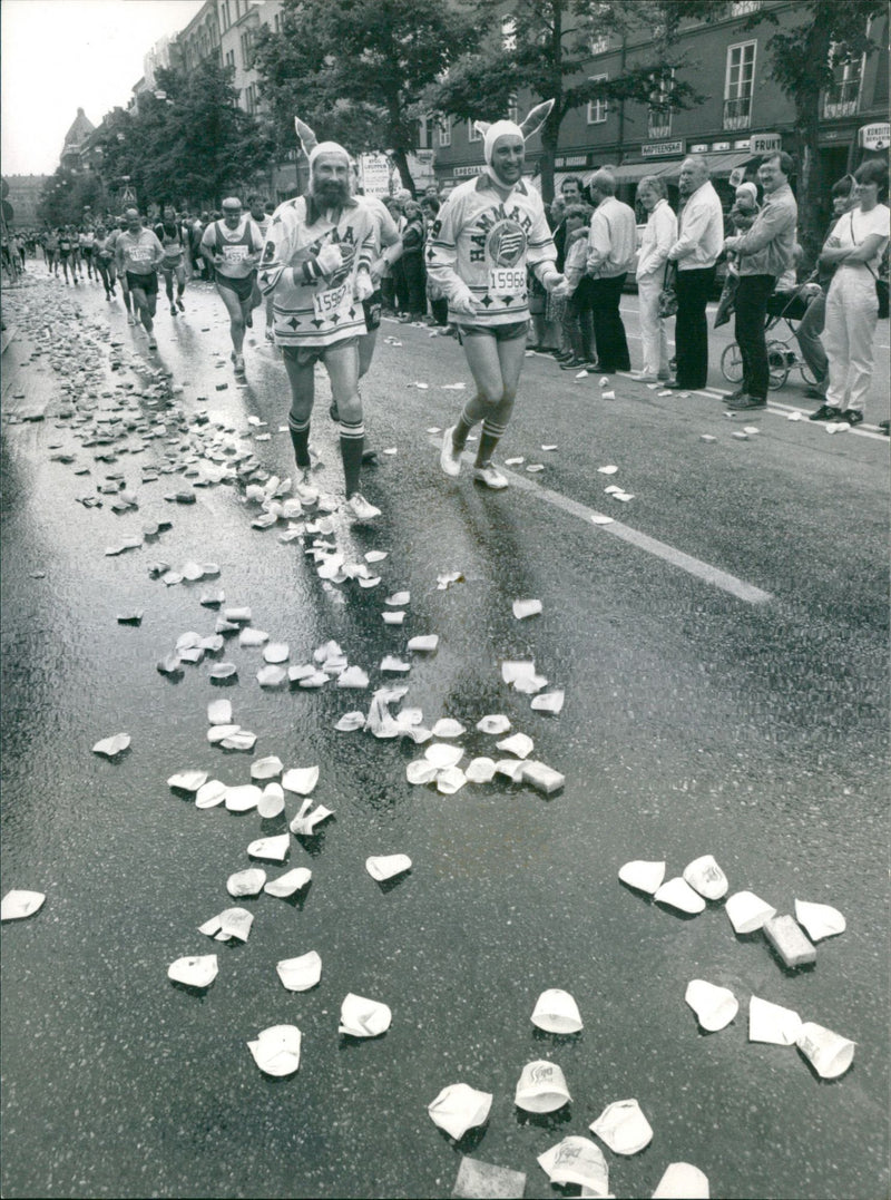 Stockholm Marathon 1984 - Vintage Photograph