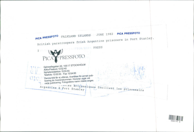 K.R.I.S Falklandskriget - Vintage Photograph