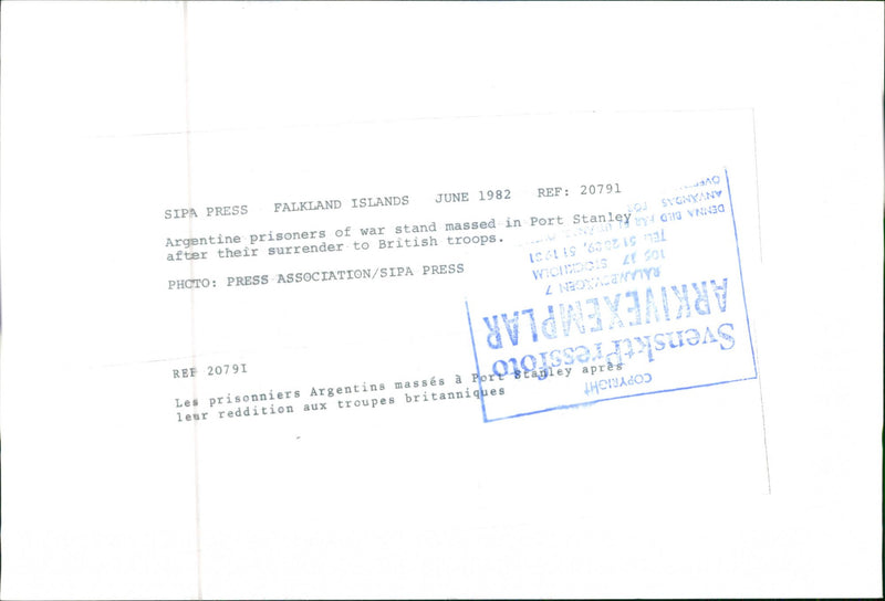 K.R.I.S Falklandskriget - Vintage Photograph