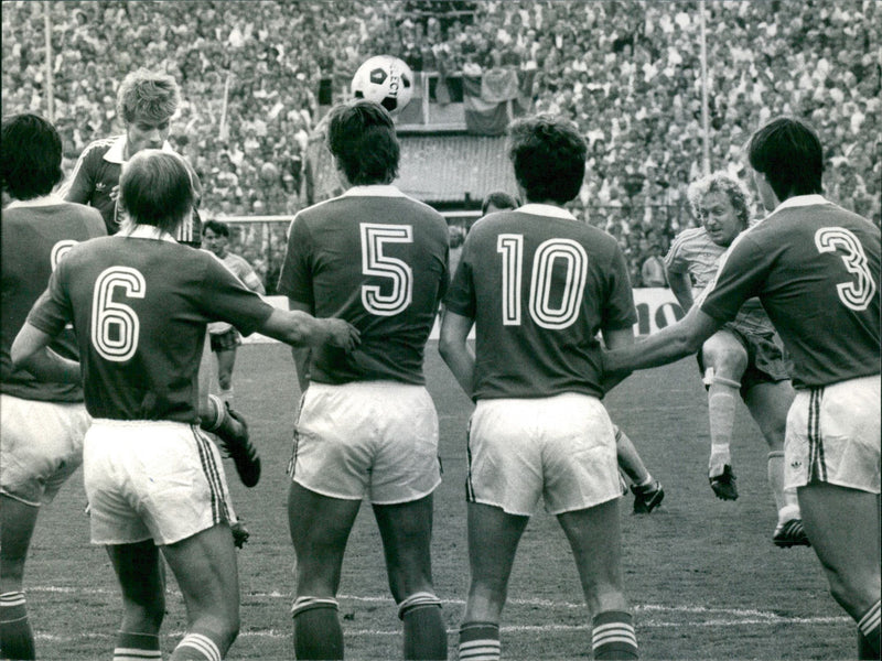 Fotbolls VM Sverige - Tjeckoslovakien - Vintage Photograph