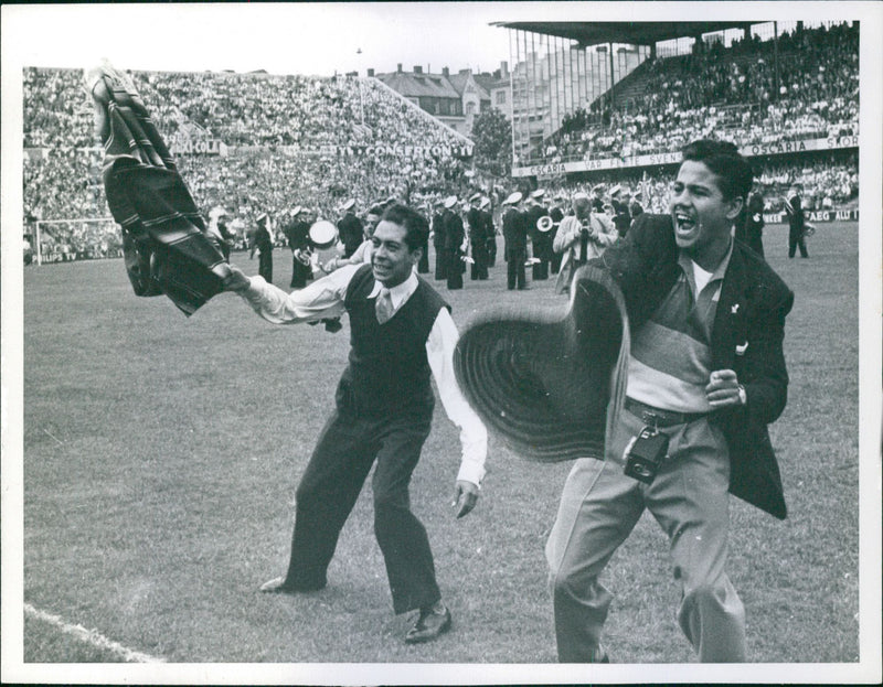 Fotbolls VM 1958 - Vintage Photograph