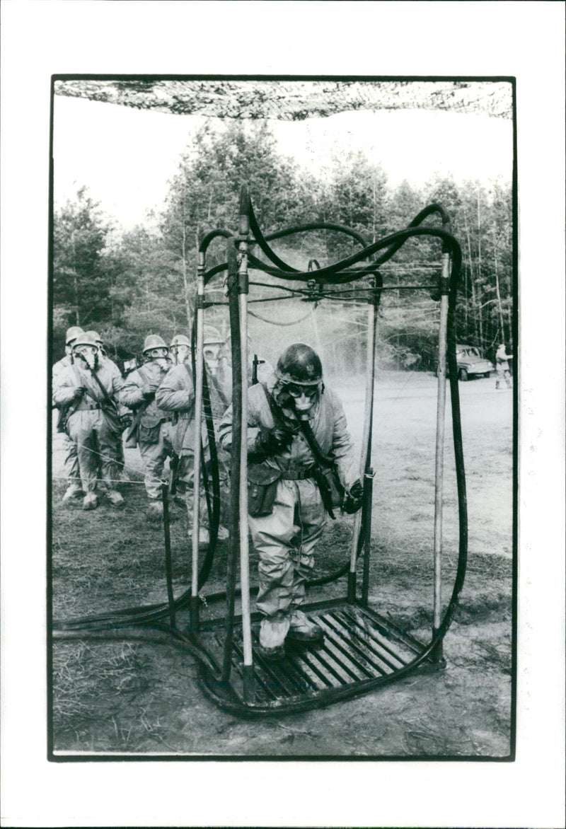 The Warsaw Pact's military maneuver "Soyuz-81" in Poland - Vintage Photograph