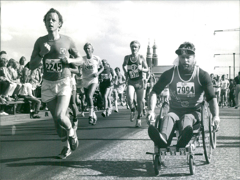 Stockholm Marathon 1981 - Vintage Photograph