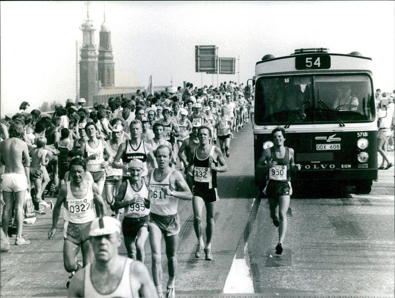 Stockholm Marathon 1982 - Vintage Photograph