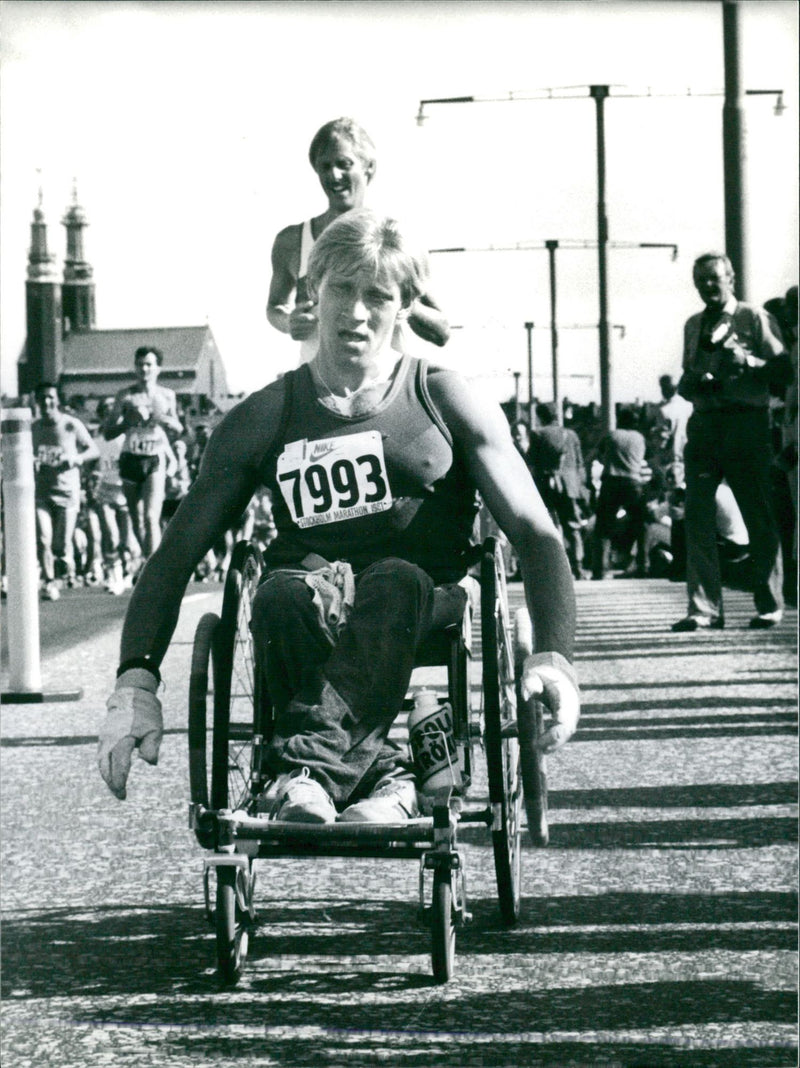 Stockholm Marathon 1981 - Vintage Photograph