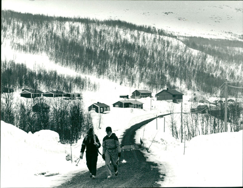 Kåtaviken, Tärnaby - Vintage Photograph