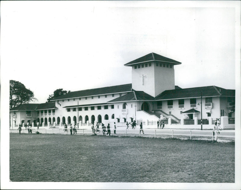 Högsta Domstolen i den nigeriska staden Lagos - Vintage Photograph