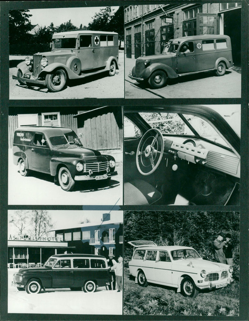 Volvo veteranbilar, Volvo ambulans, Volvo duett, Volvo Amazon - Vintage Photograph