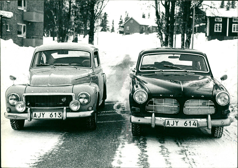 Volvo PV och Volvo Amazon - Vintage Photograph