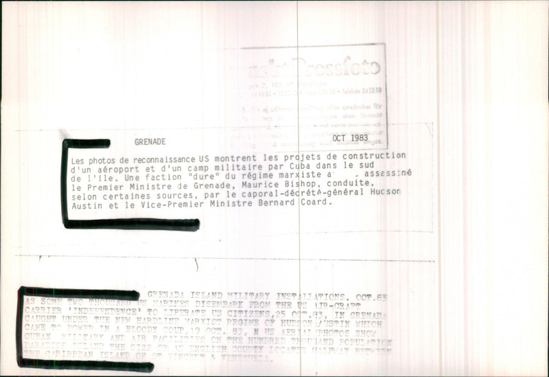 Point Salines flygplats - Vintage Photograph