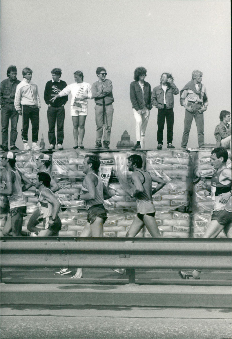 Stockholm Marathon 1984 - Vintage Photograph