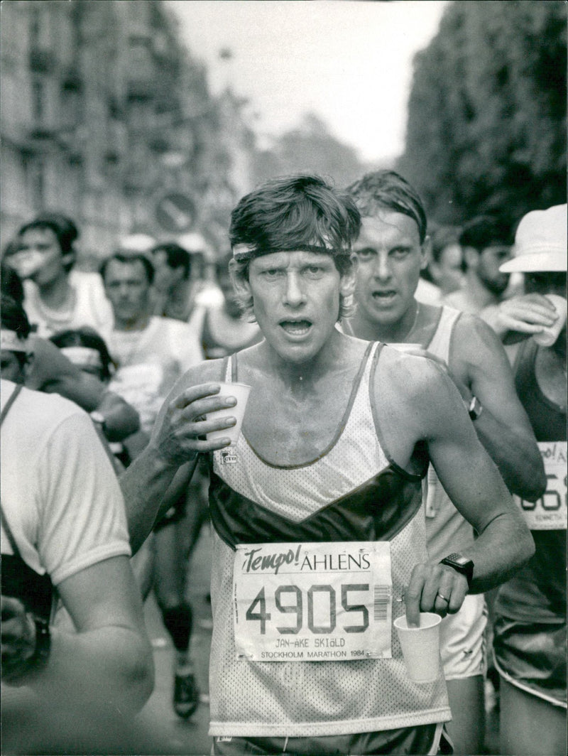 Stockholm Marathon 1984 - Vintage Photograph