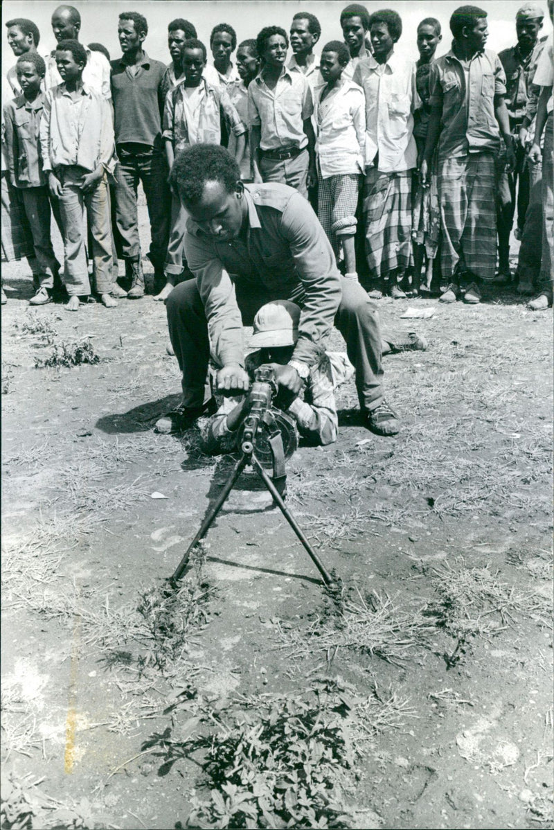 1977 FIGHTING MAJOR HAS SOMALIA HANDLED POLITICAL RULE ETHIOPIA - Vintage Photograph