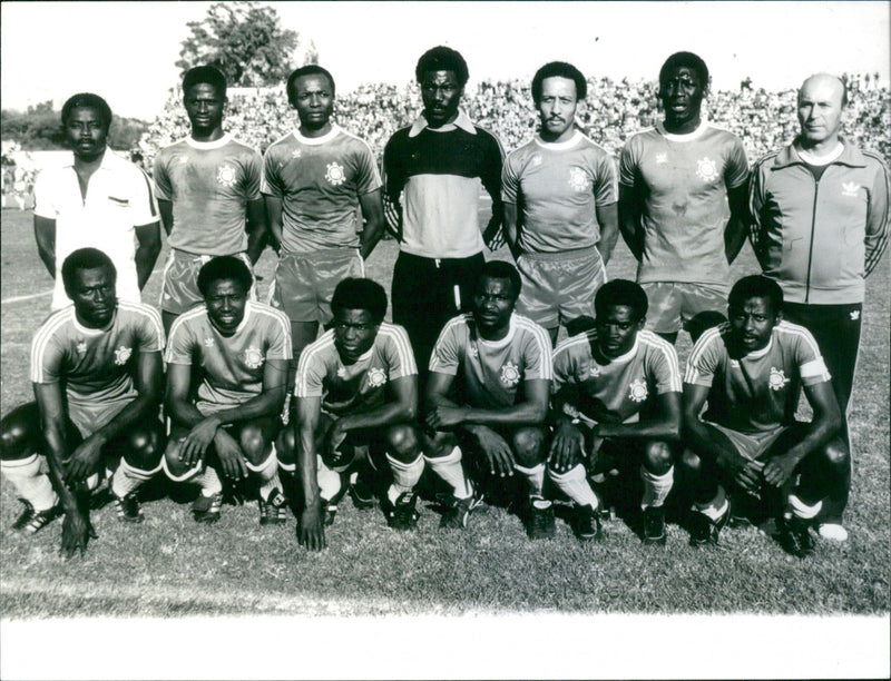 Cameroon National Soccer Team - Vintage Photograph