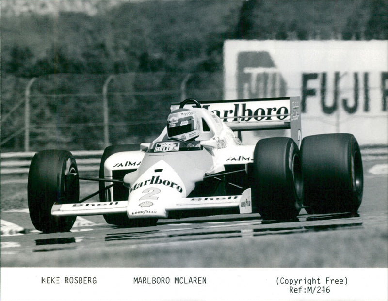 Keke Rosberg - Marlboro McLaren - Vintage Photograph