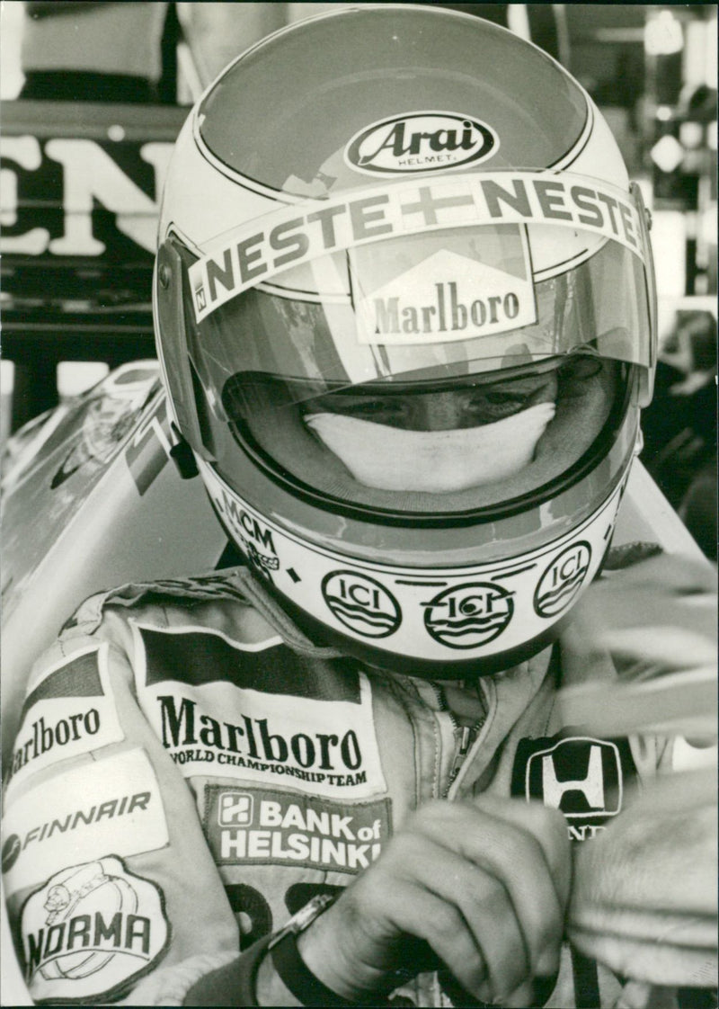 Keke Rosberg - Vintage Photograph