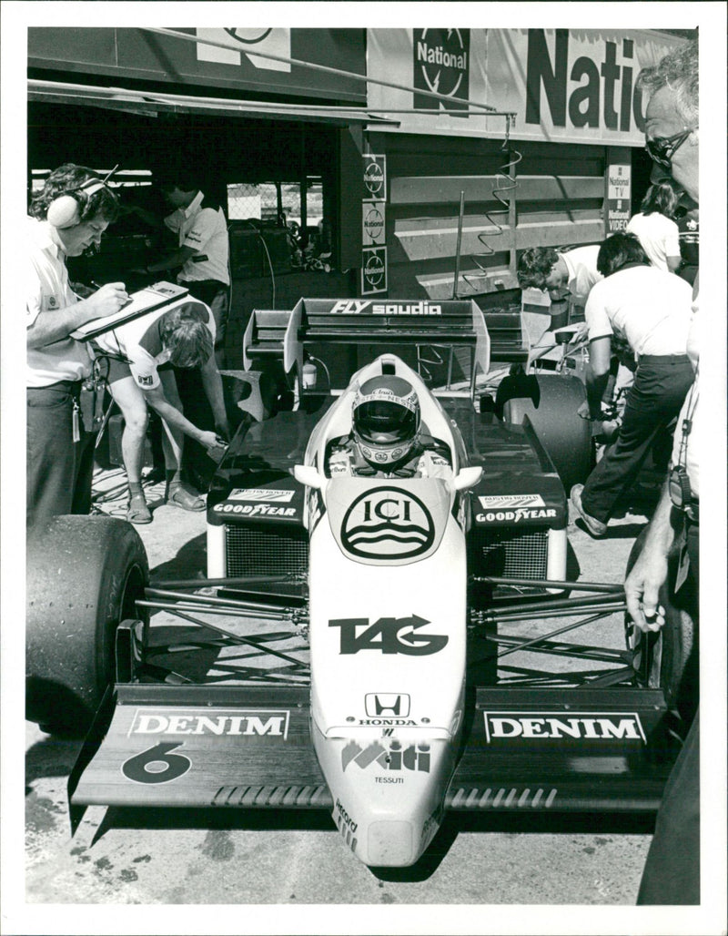 Keke Rosberg - Williams Honda 1984 - Vintage Photograph