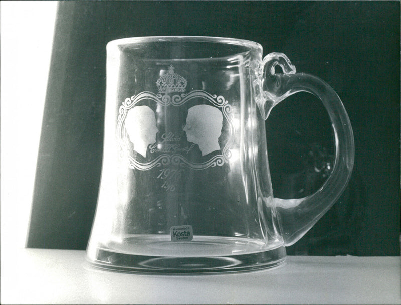 Glas med tryck - Vintage Photograph