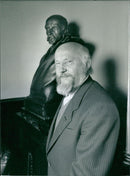 OLABVAKAR SKUJENIELES KNUTS LETLAND POET SKUJENIEKS UTLAND SOVJET - Vintage Photograph