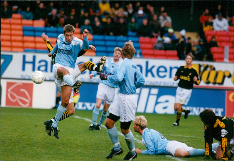 AIK - Malmö, fotboll - Vintage Photograph