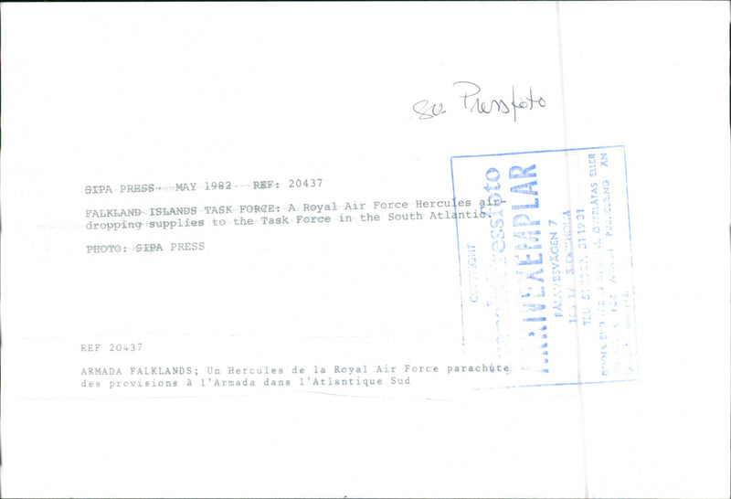 K.R.I.S Falklandskriget - Vintage Photograph