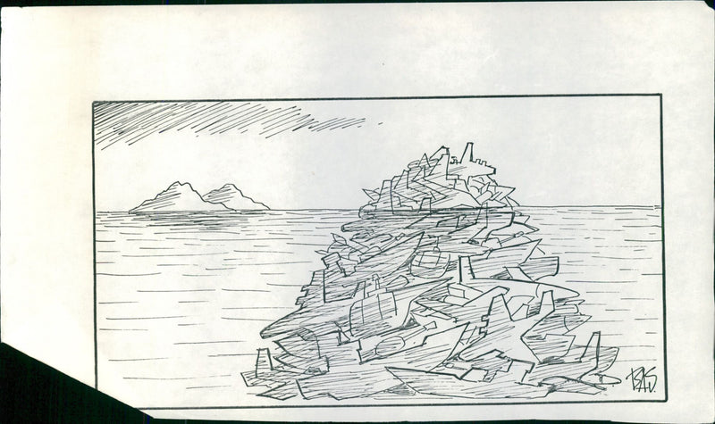 K.R.I.S Falklandskriget - Vintage Photograph