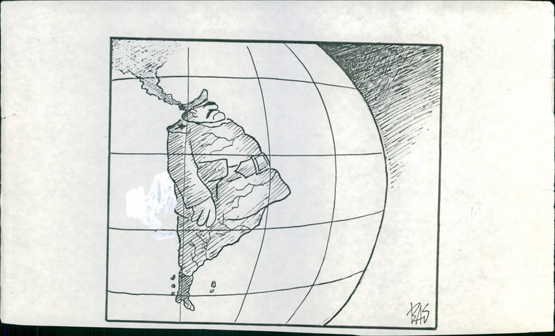 K.R.I.S Falklandskriget - Vintage Photograph